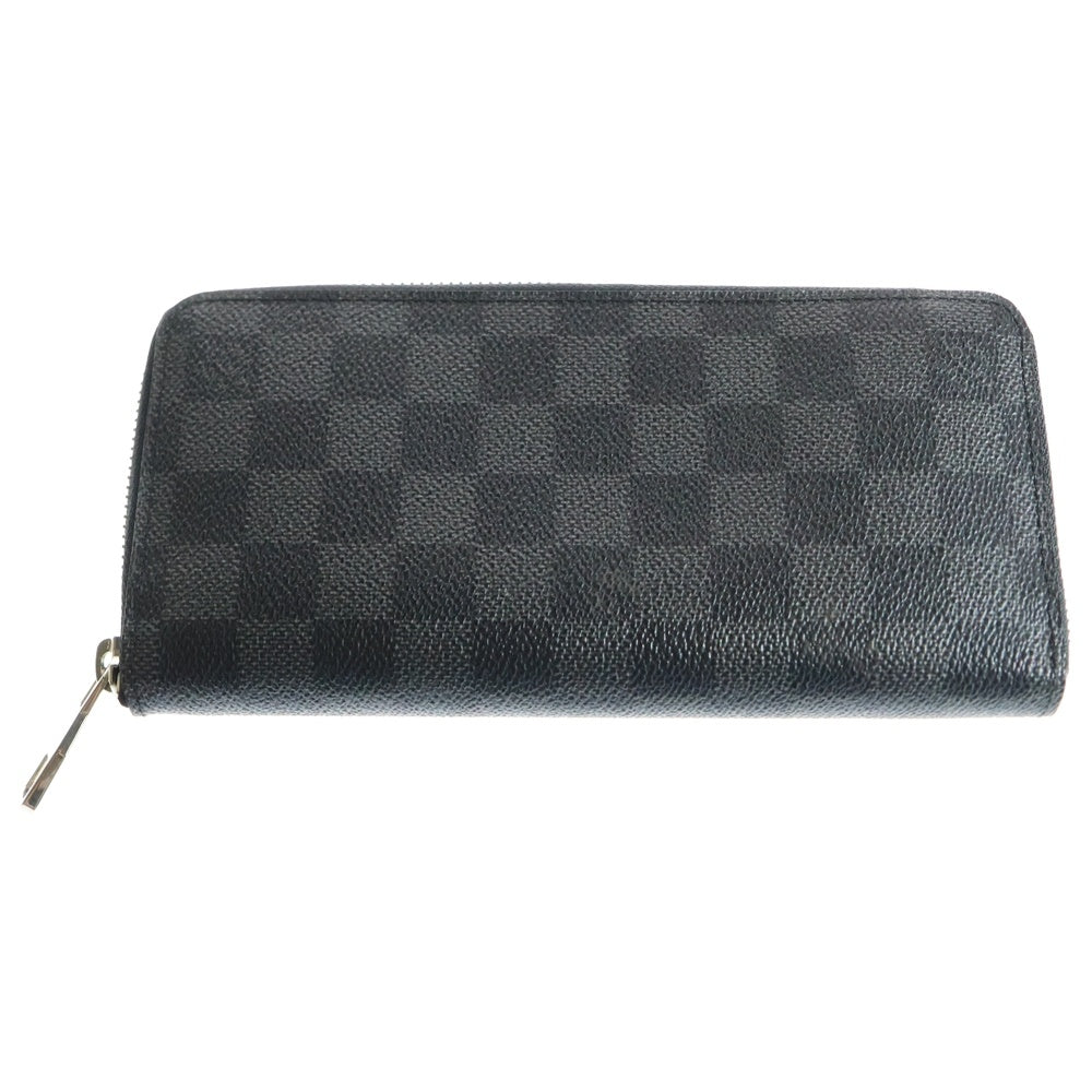 LOUIS VUITTON(ルイヴィトン) ダミエグラフィット ジッピーウォレット ヴェルティカル レザーロングウォレット 長財布 ブラック N63095