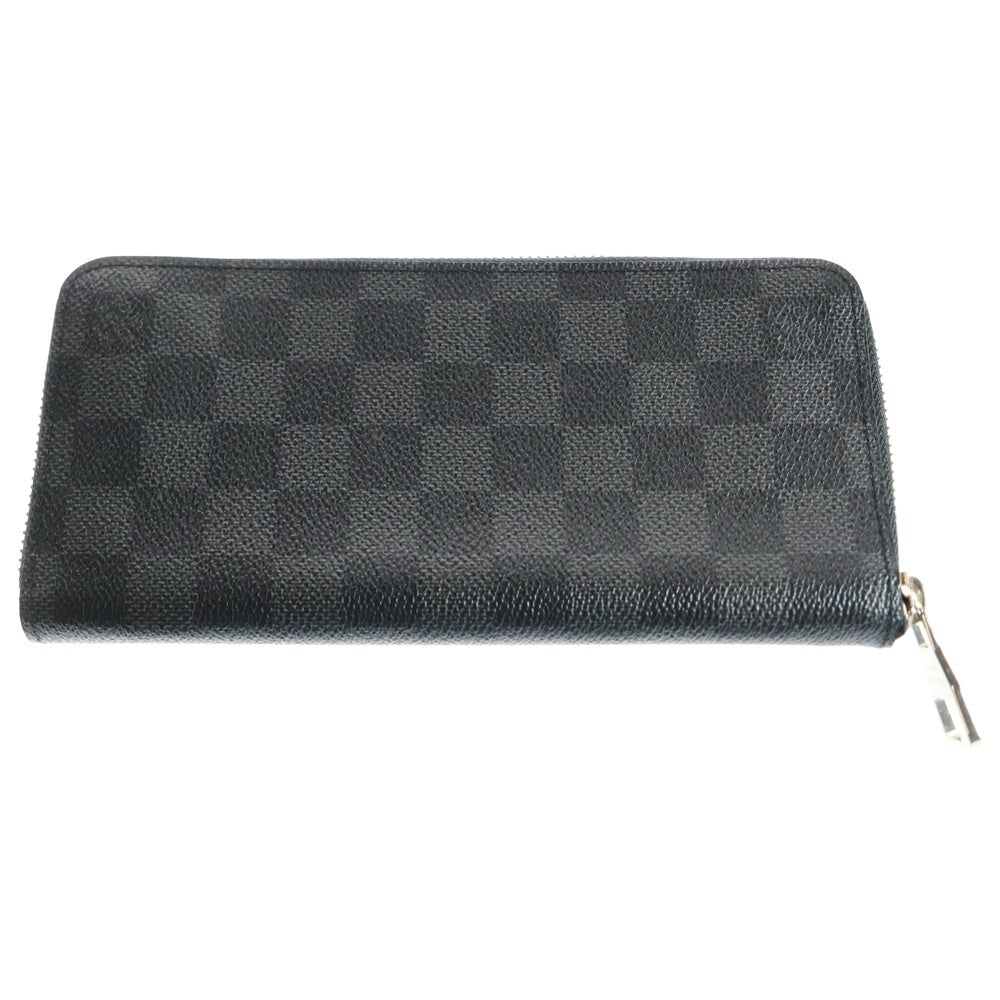 LOUIS VUITTON(ルイヴィトン) ダミエグラフィット ジッピーウォレット ヴェルティカル レザーロングウォレット 長財布 ブラック N63095