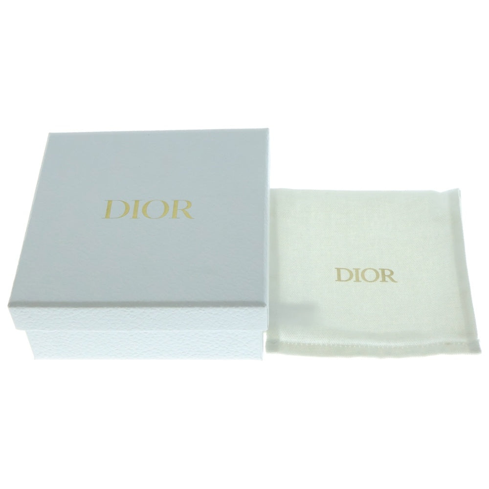 Christian Dior(クリスチャンディオール) CDロゴ ラインストーン ブレスレット シルバー チェーン