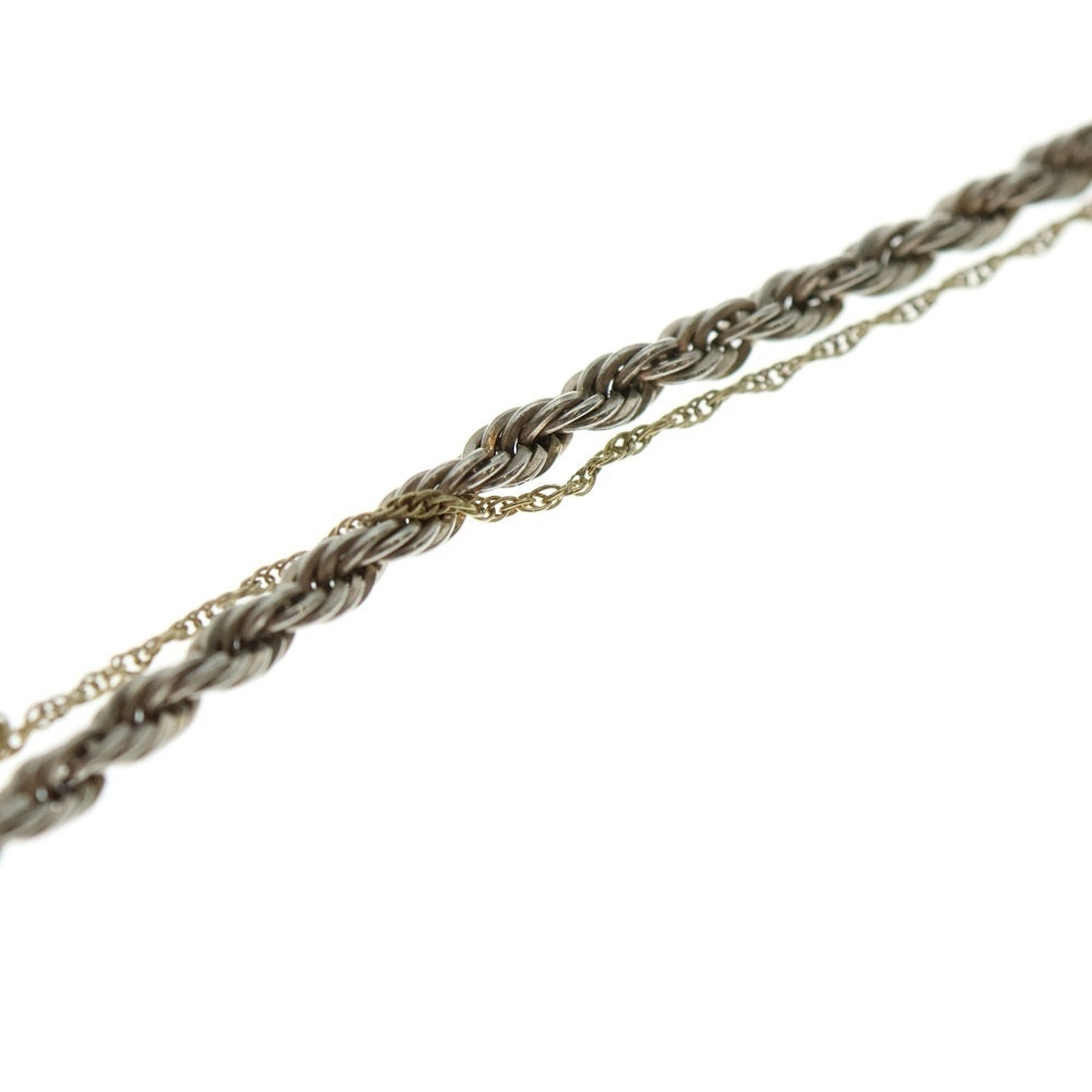 TIFFANY&Co(ティファニー) スクリューツイストブレスレット シルバー×ゴールド 5.7g