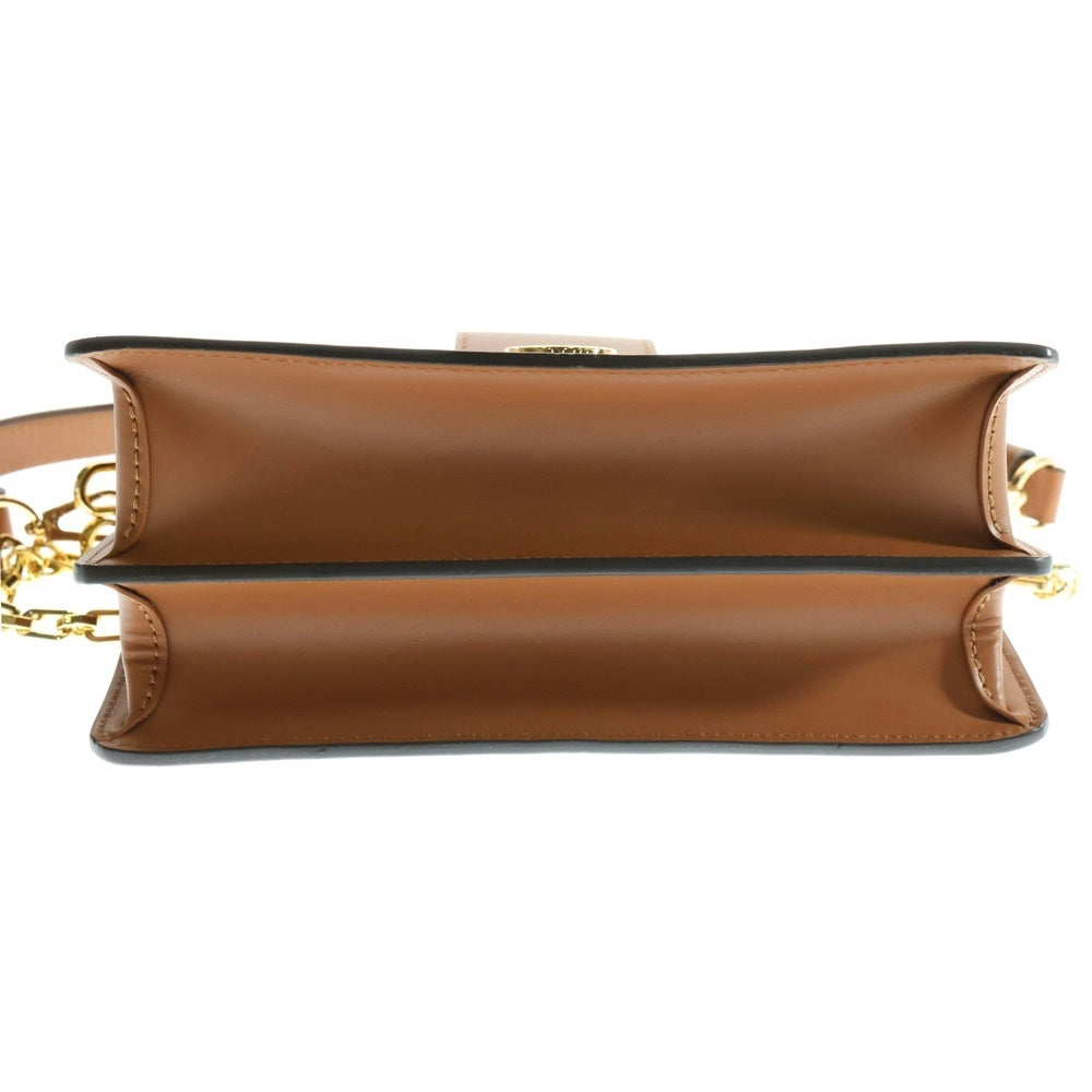 LOUIS VUITTON(ルイヴィトン) ドーフィーヌMM モノグラムリバース PVC レザー チェーン ショルダーバッグ ゴールド金具 ブラウン M44391