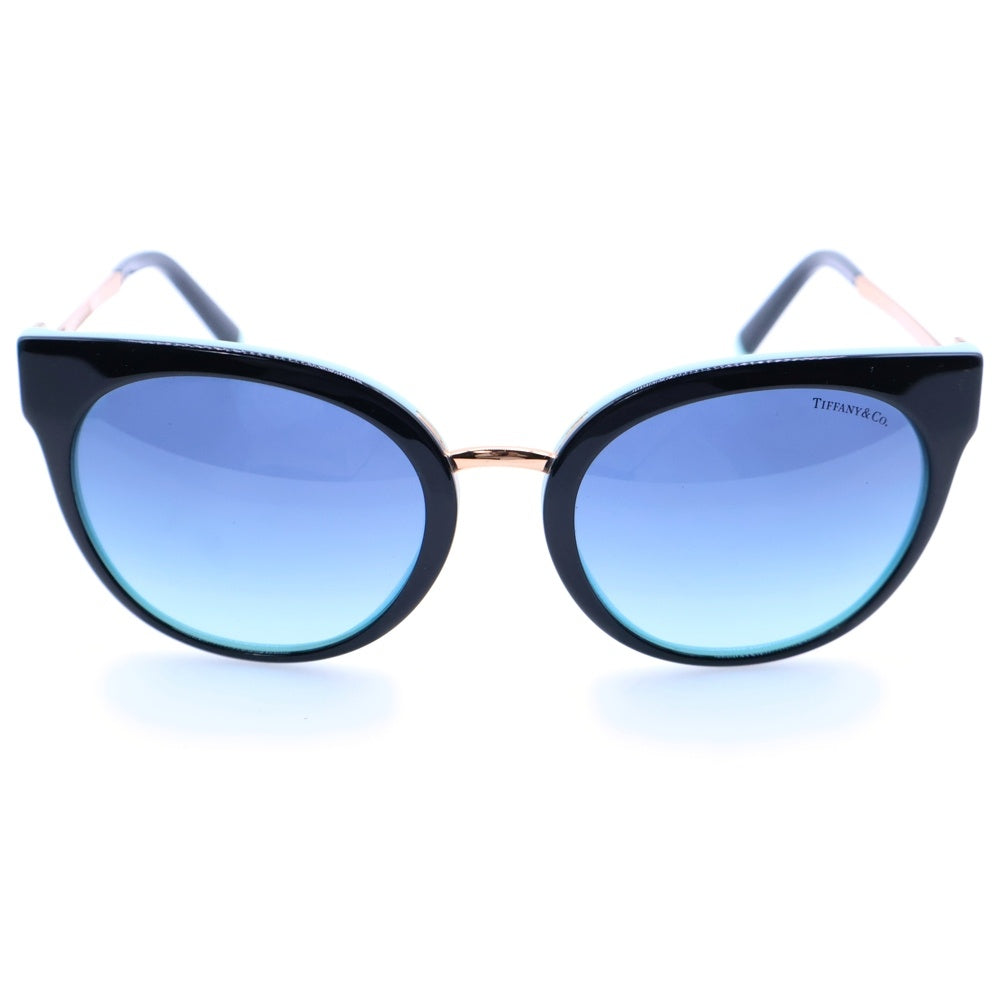 TIFFANY&Co(ティファニー) サングラス ブラックフレーム ブルーレンズ グラデーション ゴールド金具 TF4148 8055/9S