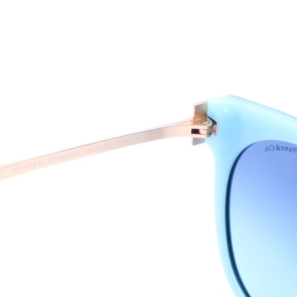 TIFFANY&Co(ティファニー) サングラス ブラックフレーム ブルーレンズ グラデーション ゴールド金具 TF4148 8055/9S