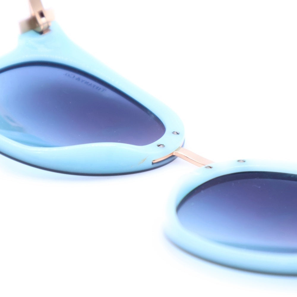 TIFFANY&Co(ティファニー) サングラス ブラックフレーム ブルーレンズ グラデーション ゴールド金具 TF4148 8055/9S