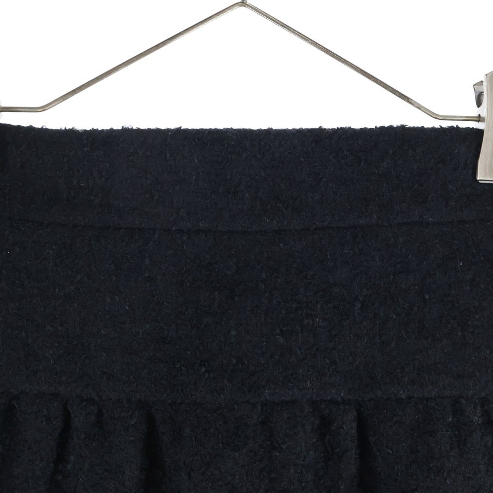 CHANEL(シャネル) ココボタン モヘア スカート ブラック