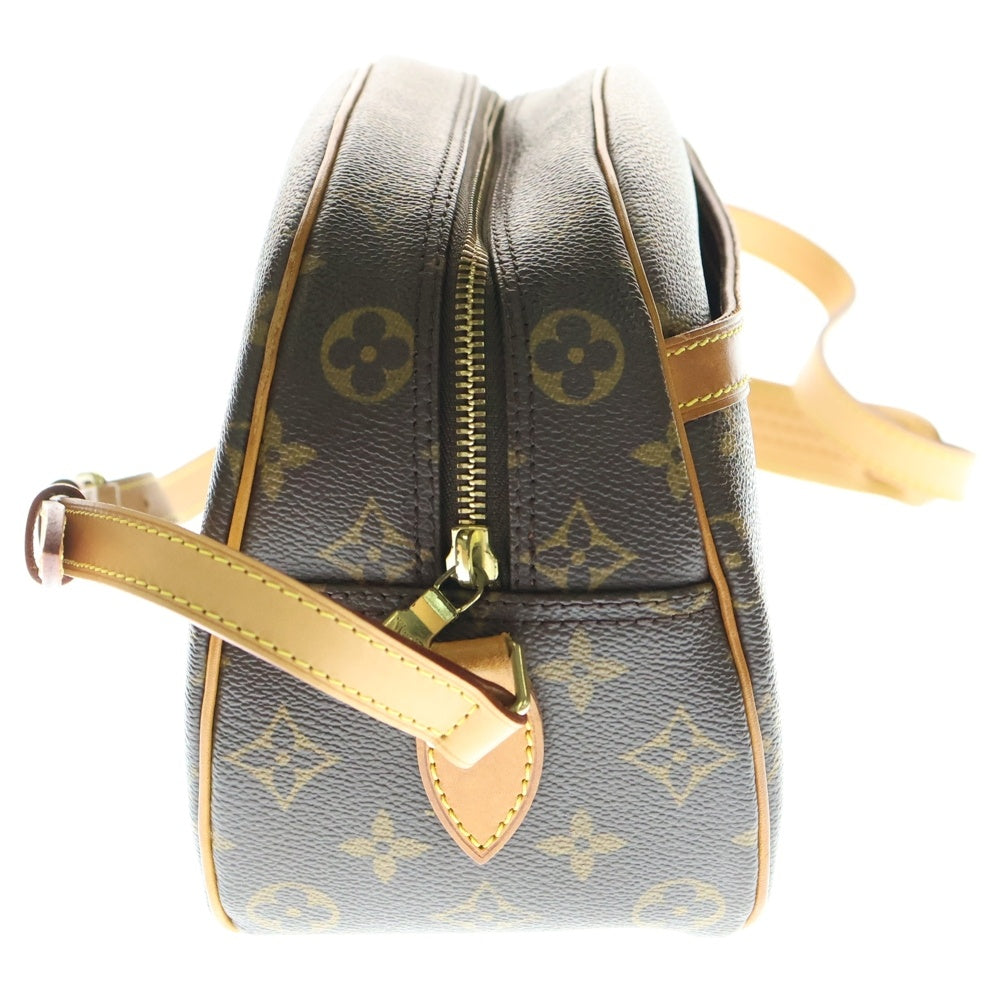 LOUIS VUITTON(ルイヴィトン) モノグラムブロワ ショルダーバッグ ブラウン ゴールド金具 レザー×PVC M51221