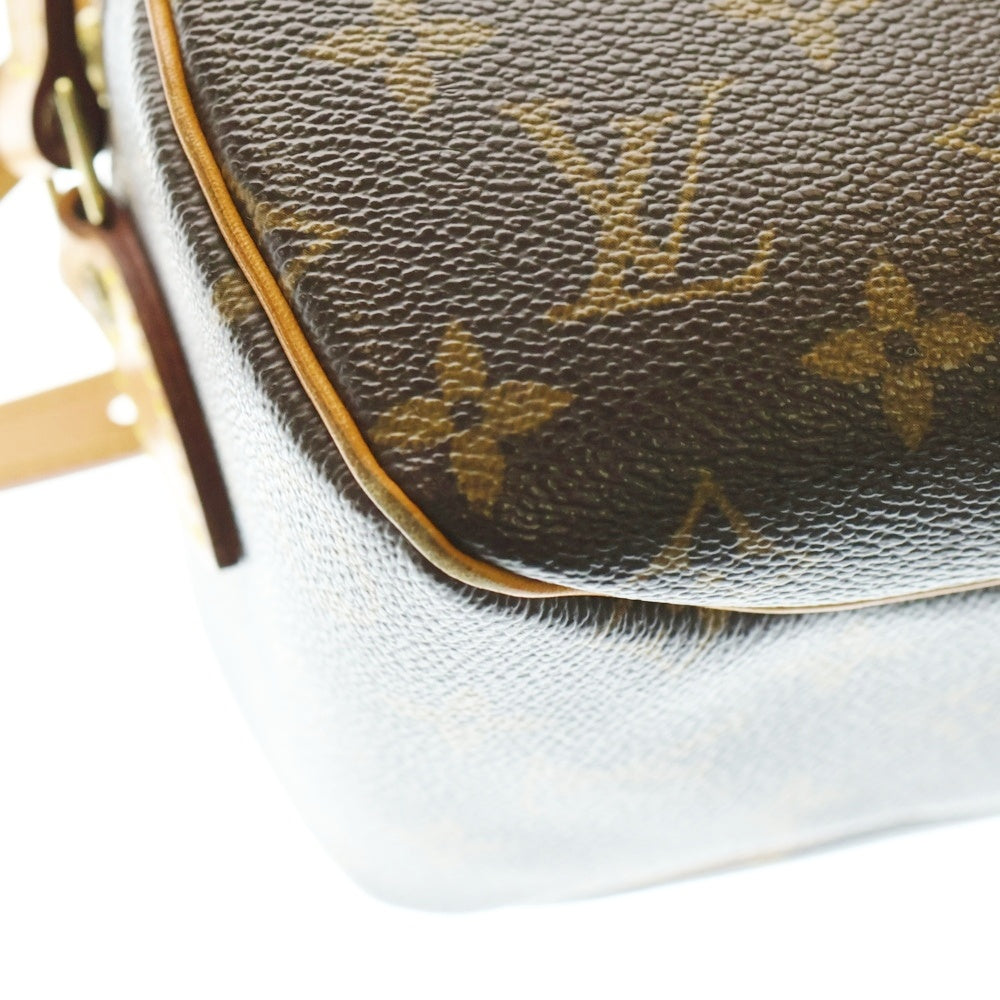 LOUIS VUITTON(ルイヴィトン) モノグラムブロワ ショルダーバッグ ブラウン ゴールド金具 レザー×PVC M51221