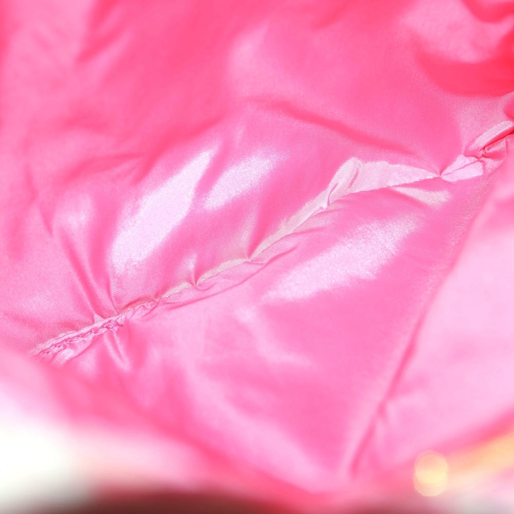 miumiu(ミュウミュウ) 巾着ポーチ ハンドバッグ ミニバッグ 花柄 フラワーモチーフ ピンク ナイロン