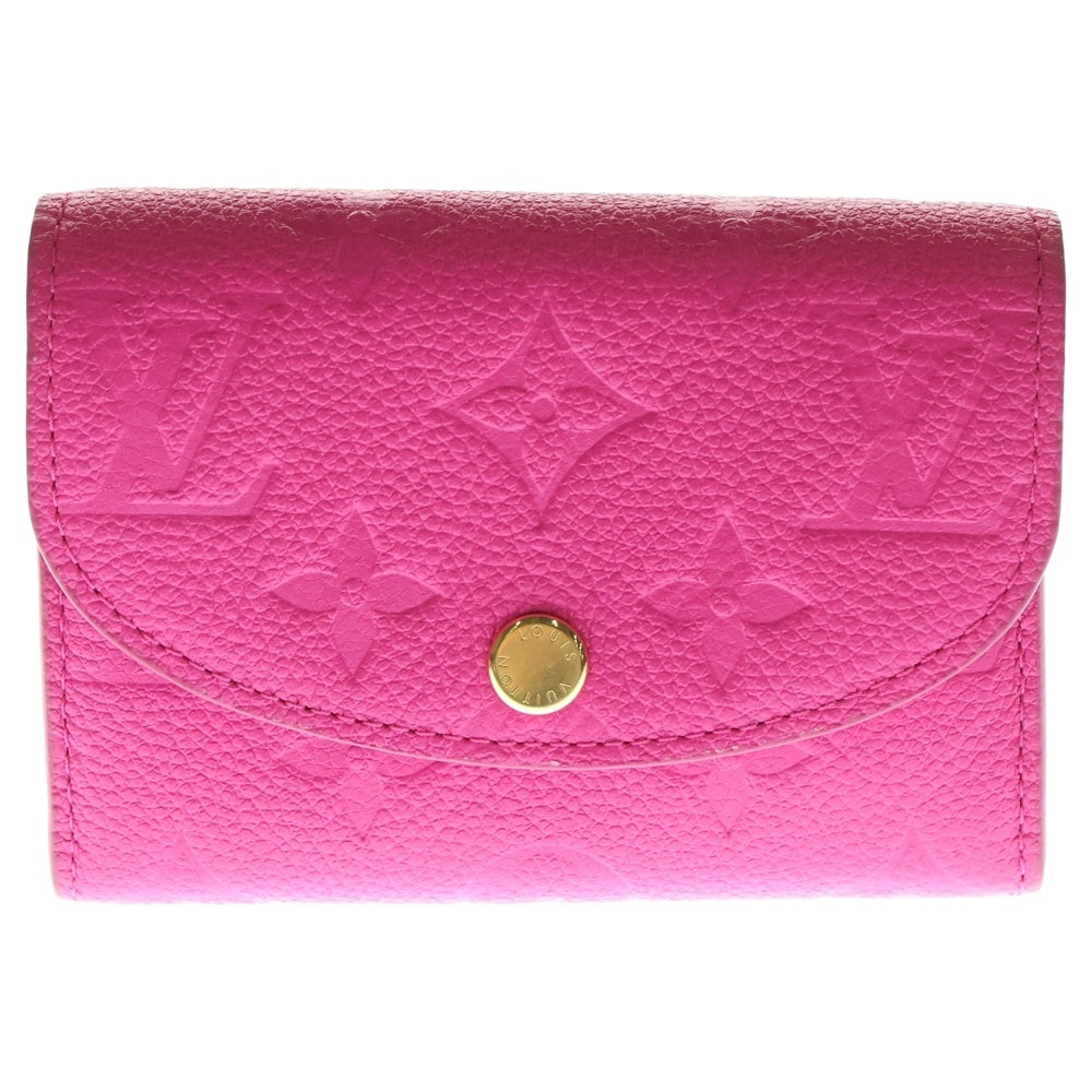 LOUIS VUITTON(ルイヴィトン) モノグラム アンプラント ポルトモネ ロザリ 二つ折り財布 コンパクトウォレット RFID M14086