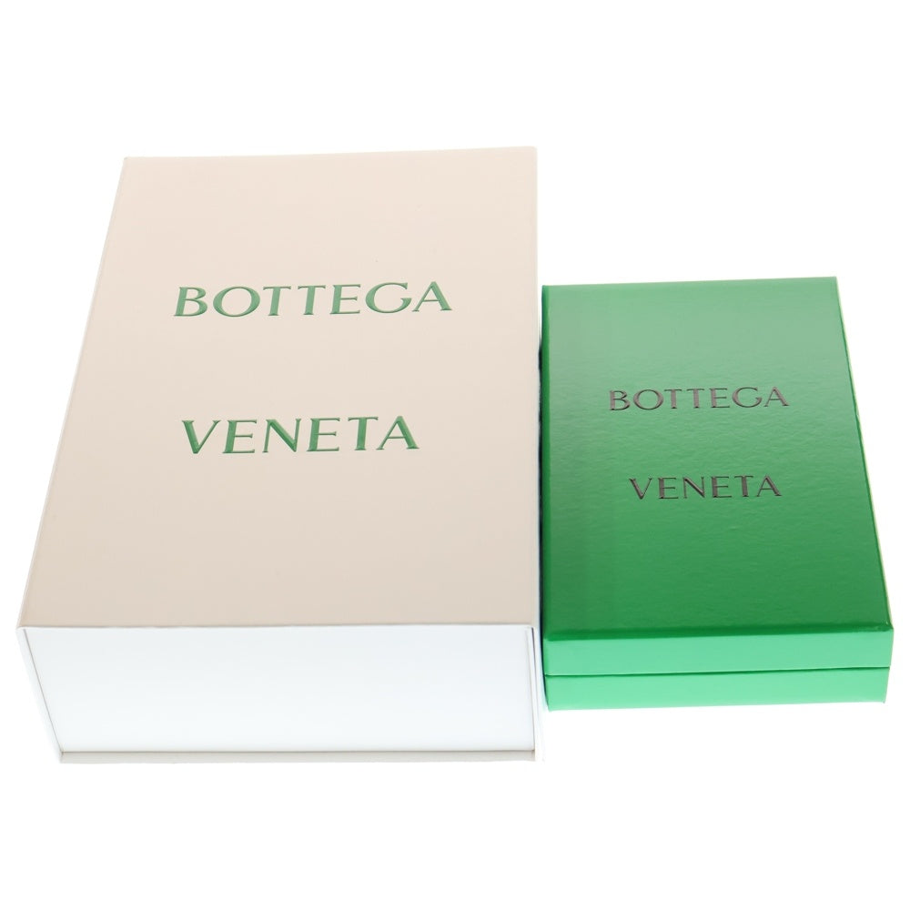 BOTTEGA VENETA(ボッテガヴェネタ) マキシイントレチャート カセット ジップアラウンド レザーロングウォレット 長財布 ネイビー/ブラック 748054V4SW23158