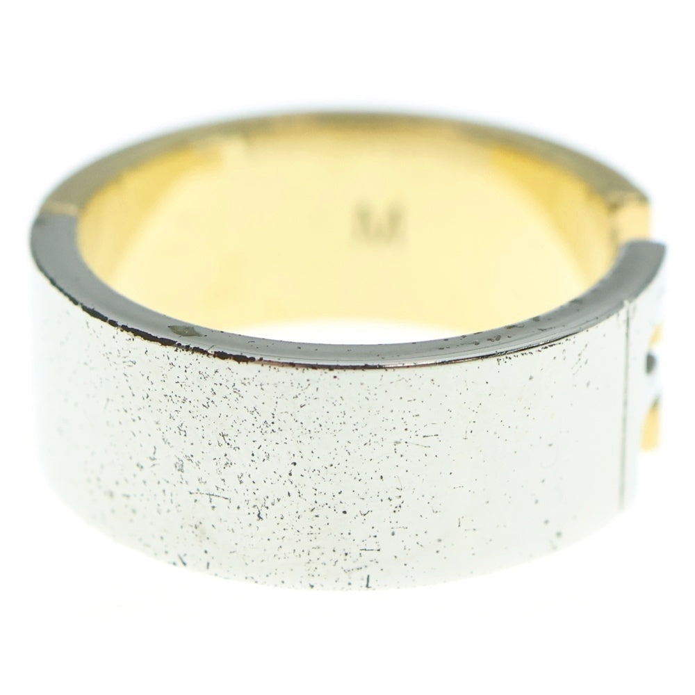 FENDI(フェンディ) FFロゴ コンビ リング 指輪 シルバー/ゴールド 21号