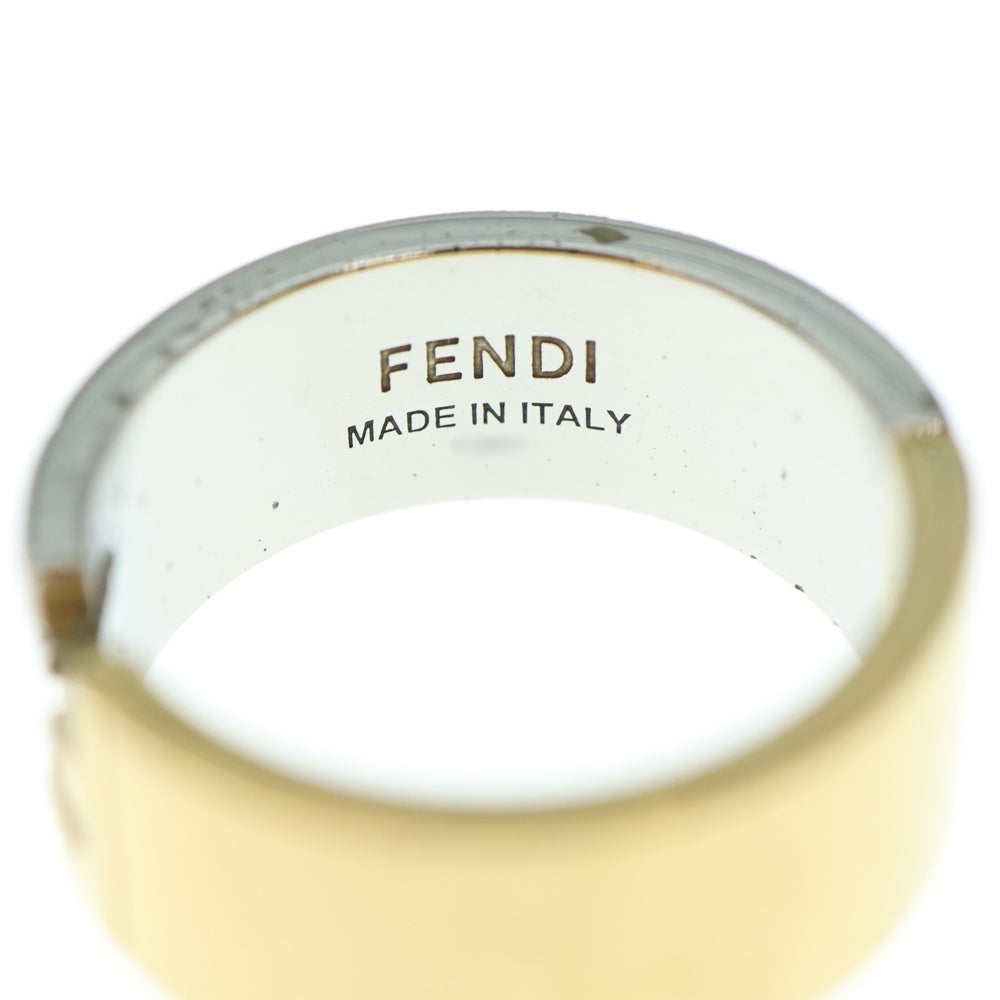 FENDI(フェンディ) FFロゴ コンビ リング 指輪 シルバー/ゴールド 21号