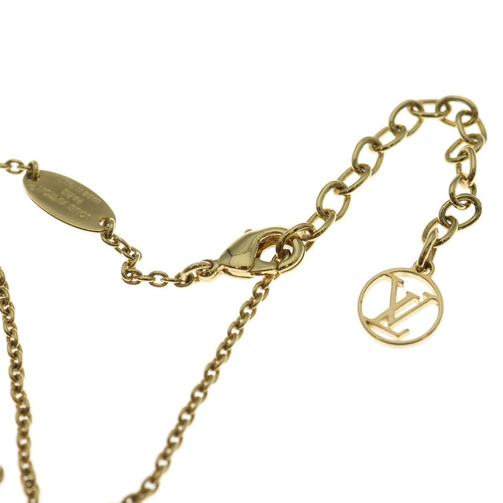 LOUIS VUITTON(ルイヴィトン) LV フローラグラム モノグラム フラワー チェーン ネックレス ゴールド M00981