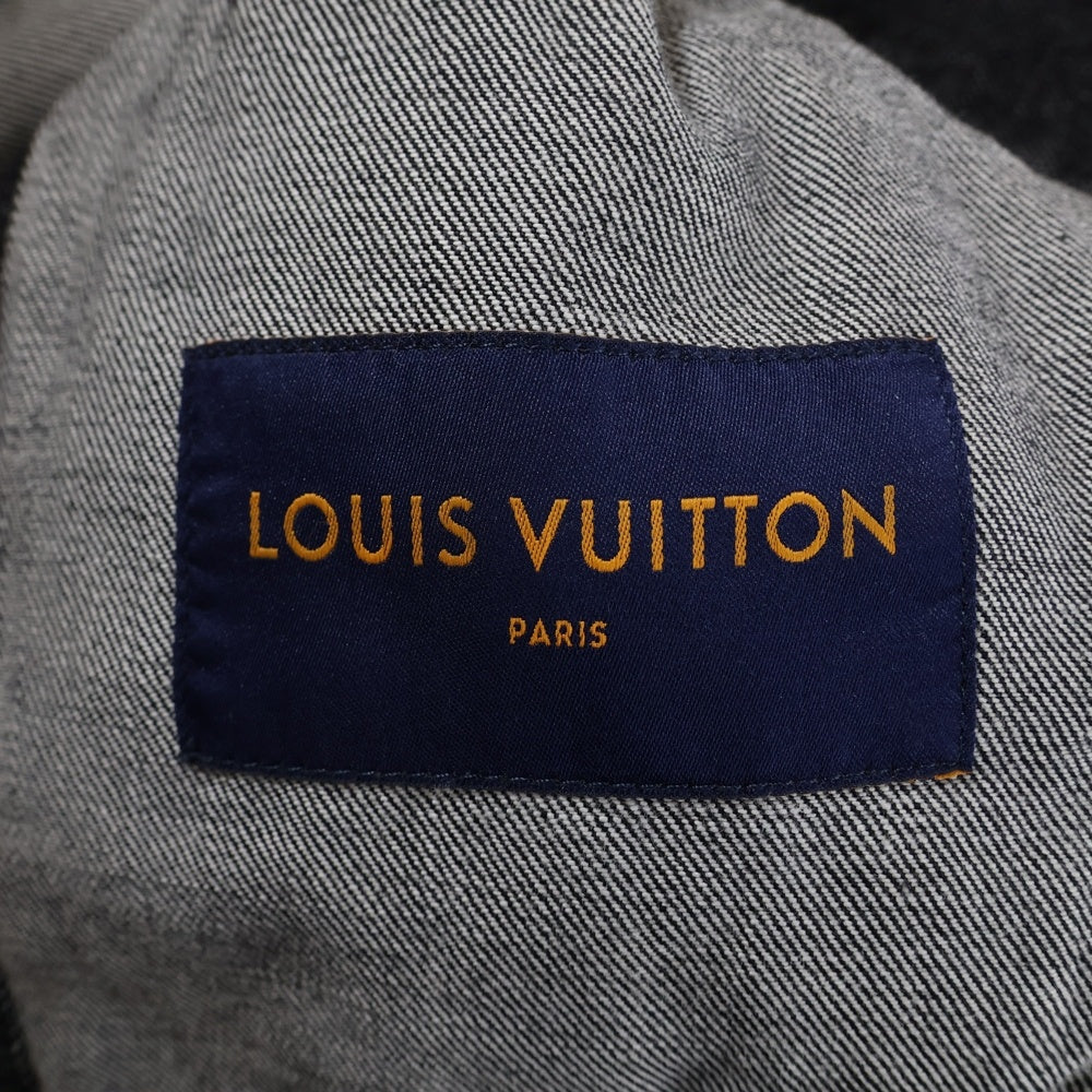 LOUIS VUITTON(ルイヴィトン) 22AW カラコラム マルチポケット デニム トラッカージャケット ブラック/インディゴ RM222V NS9 HNA05W