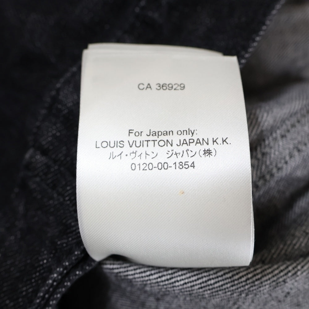 LOUIS VUITTON(ルイヴィトン) 22AW カラコラム マルチポケット デニム トラッカージャケット ブラック/インディゴ RM222V NS9 HNA05W