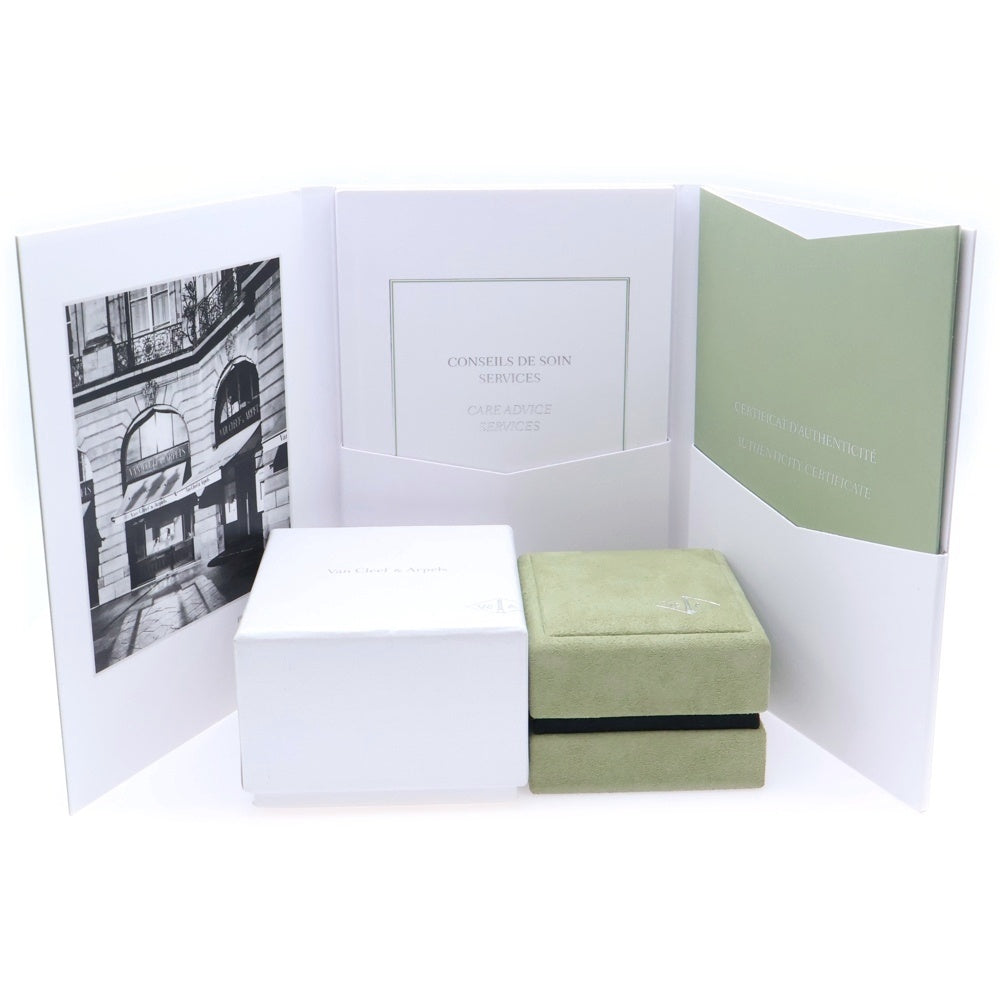 Van Cleef & Arpels(ヴァンクリーフアンドアーペル) ヴィンテージアルハンブラ マザーオブパール イヤリング ホワイトゴールド K18WG VCARF48600 ジュエリー