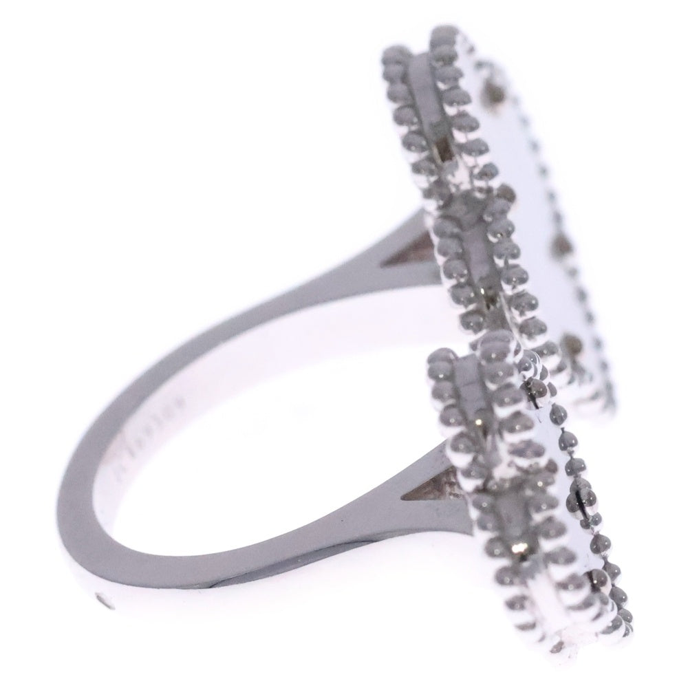 Van Cleef & Arpels(ヴァンクリーフアンドアーペル) マジックアルハンブラ アントレ レ ドア マザーオブパール ブラックマザーオブパール リング K18WG 52 VCARN05652