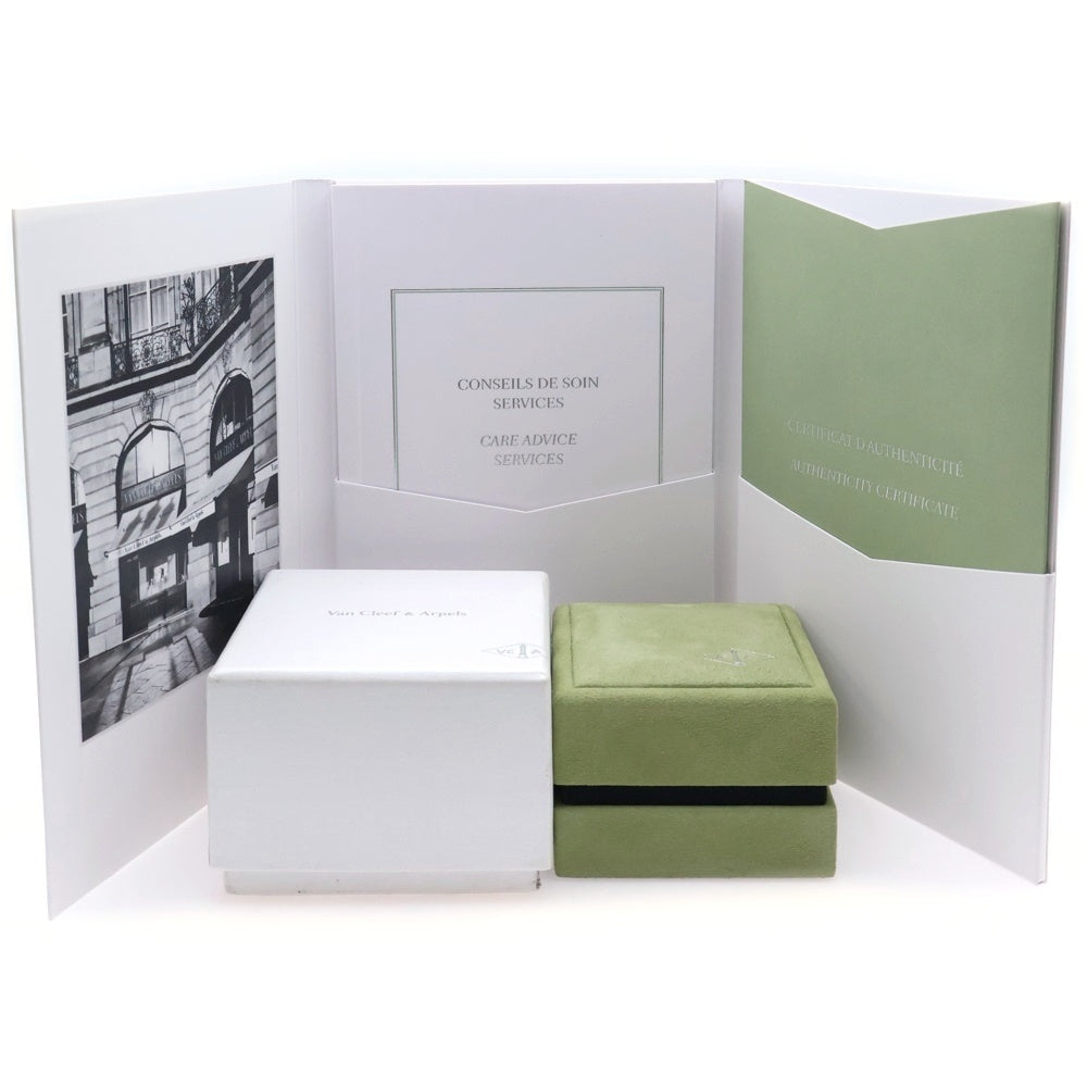 Van Cleef & Arpels(ヴァンクリーフアンドアーペル) マジックアルハンブラ アントレ レ ドア マザーオブパール ブラックマザーオブパール リング K18WG 52 VCARN05652