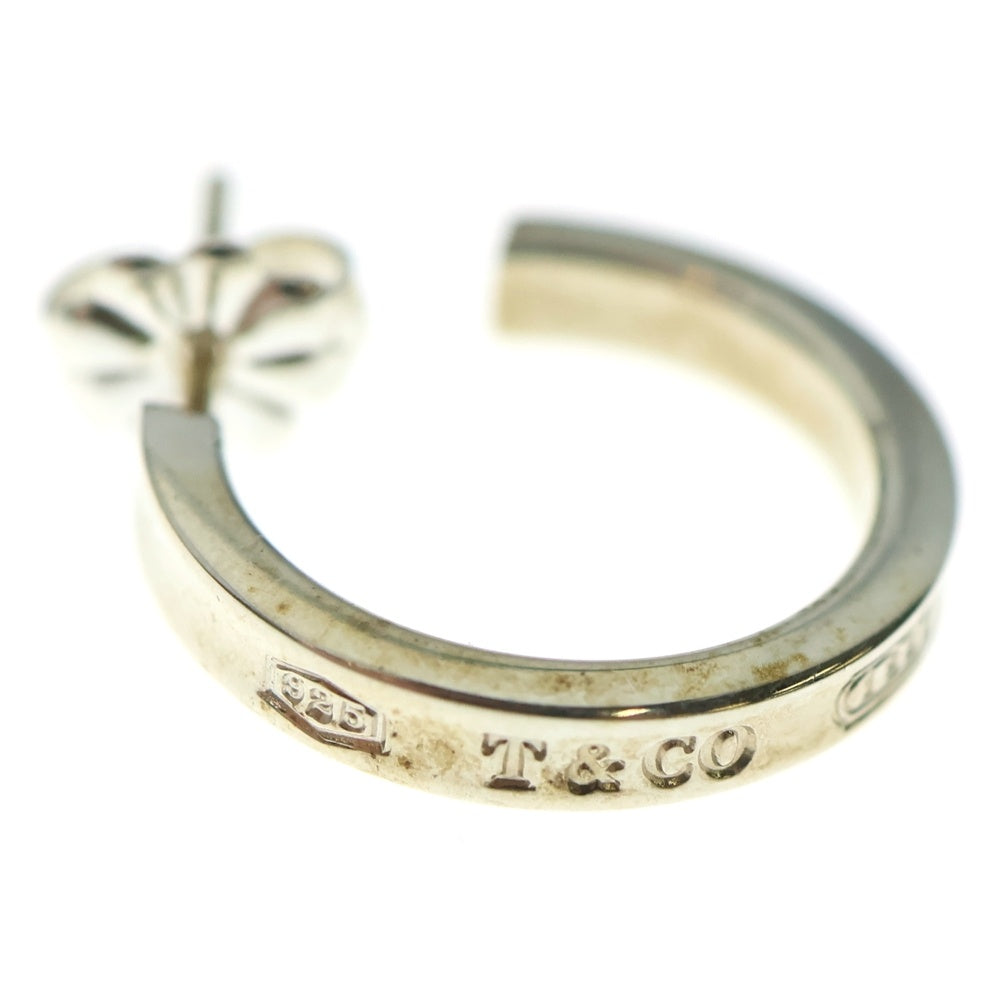 TIFFANY & Co.(ティファニー) 1837 ロゴ フープ ピアス シルバー SV925