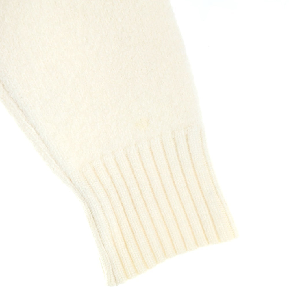 ami paris(アミパリス) 21AW Ami de Coeur アミ ドゥ クール ロゴジャガード タートルネック プルオーバー 長袖ニット セーター ホワイト H21K203.018