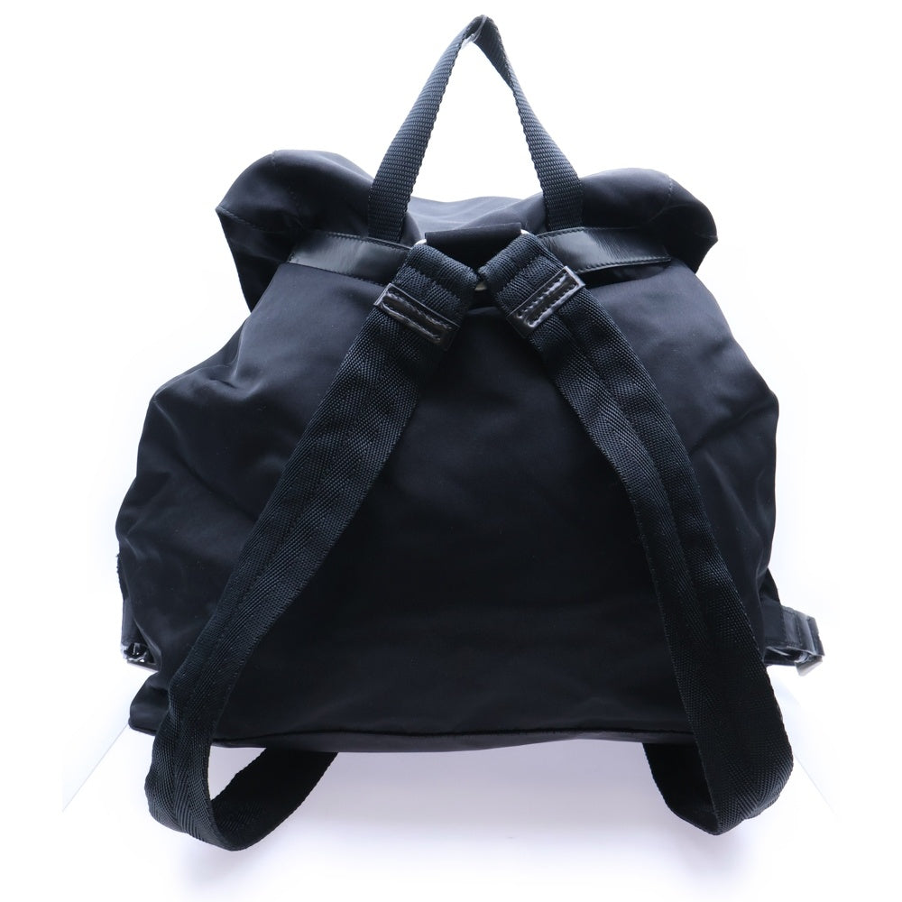 PRADA(プラダ) テスート バックパック リュックサック ブラック ナイロン B6677F シルバー金具