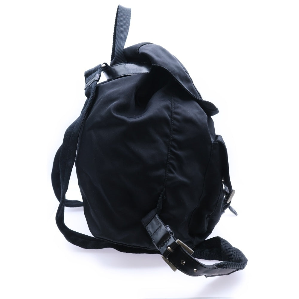 PRADA(プラダ) テスート バックパック リュックサック ブラック ナイロン B6677F シルバー金具