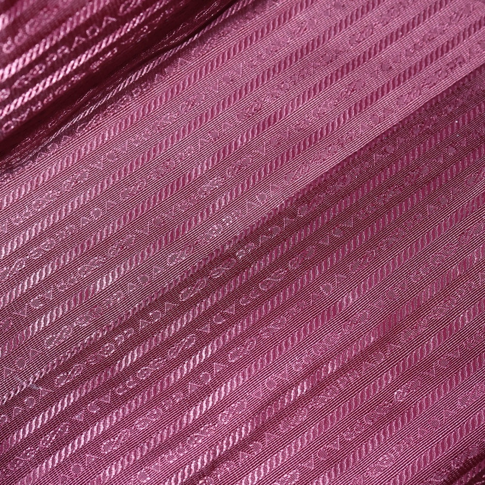 PRADA(プラダ) 2WAY トートバッグ ハンドバッグ ショルダーバッグ ワインレッド ボルドー ナイロン BR4842 シルバー金具