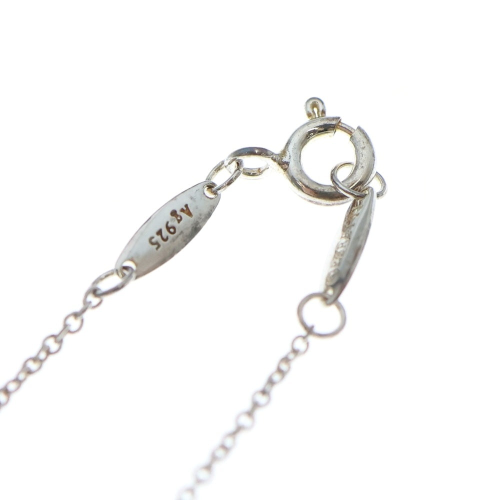 TIFFANY & Co.(ティファニー) バイザヤード ネックレス ペンダント シルバー パープル アクアマリン SV925