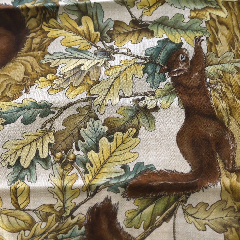 HERMES(エルメス) カレ90 CASSE NOISETTE くるみ割り ブラウン シルクスカーフ