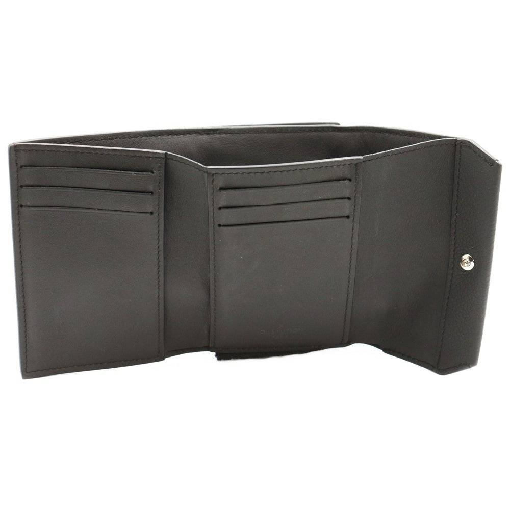 LOUIS VUITTON(ルイヴィトン) LVアエログラム ポルトフォイユ・パイロット コンパクトウォレット 三つ折り財布 ブラック ノワール レザー M81740