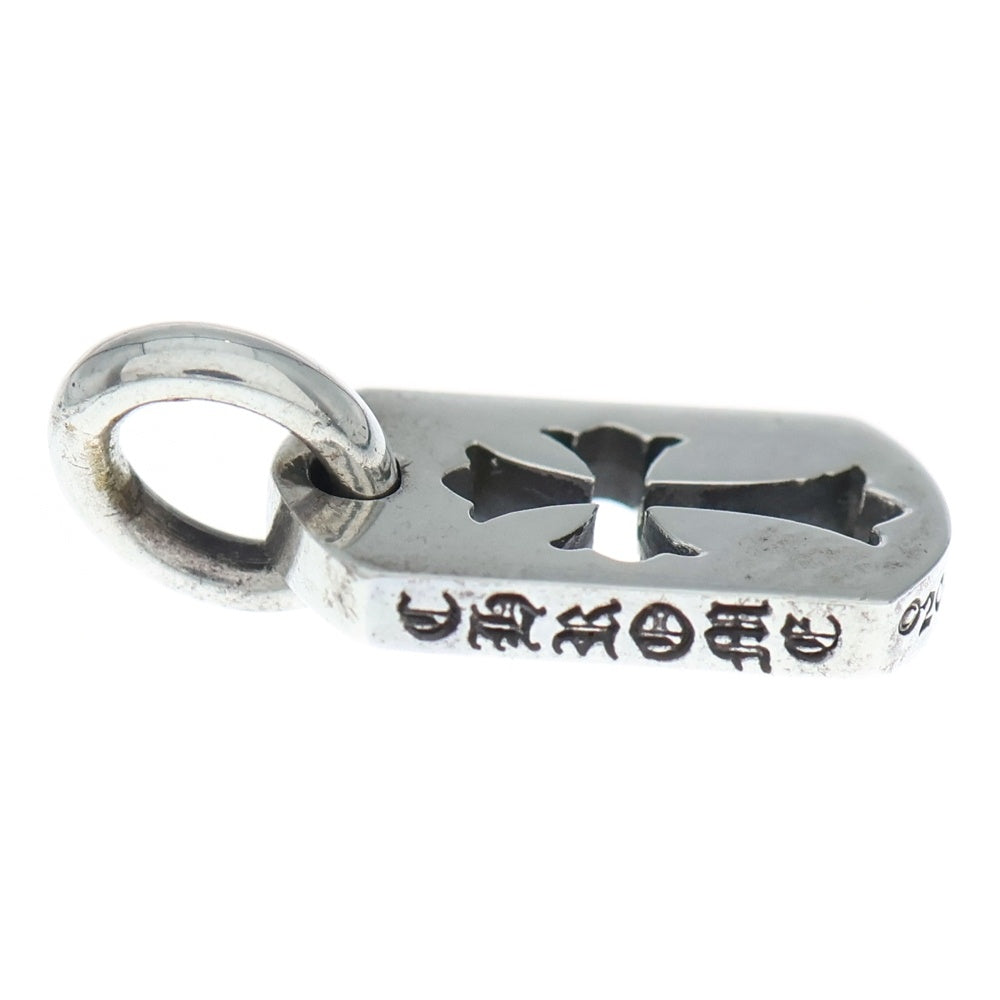 CHROME HEARTS(クロムハーツ) DT TNY CO CRS タイニーカットアウトクロスドッグタグ チャーム ペンダントトップ シルバー BCA252