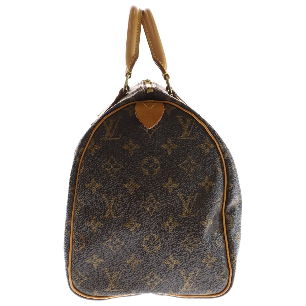 LOUIS VUITTON(ルイヴィトン) モノグラム スピーディ30 ハンドバッグ ミニボストンバッグ ブラウン レザー×PVC M41526 ゴールド金具