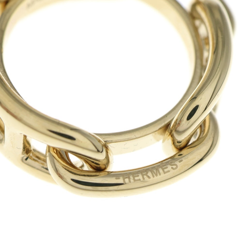 HERMES(エルメス) シェーヌダンクル スカーフリング ゴールド