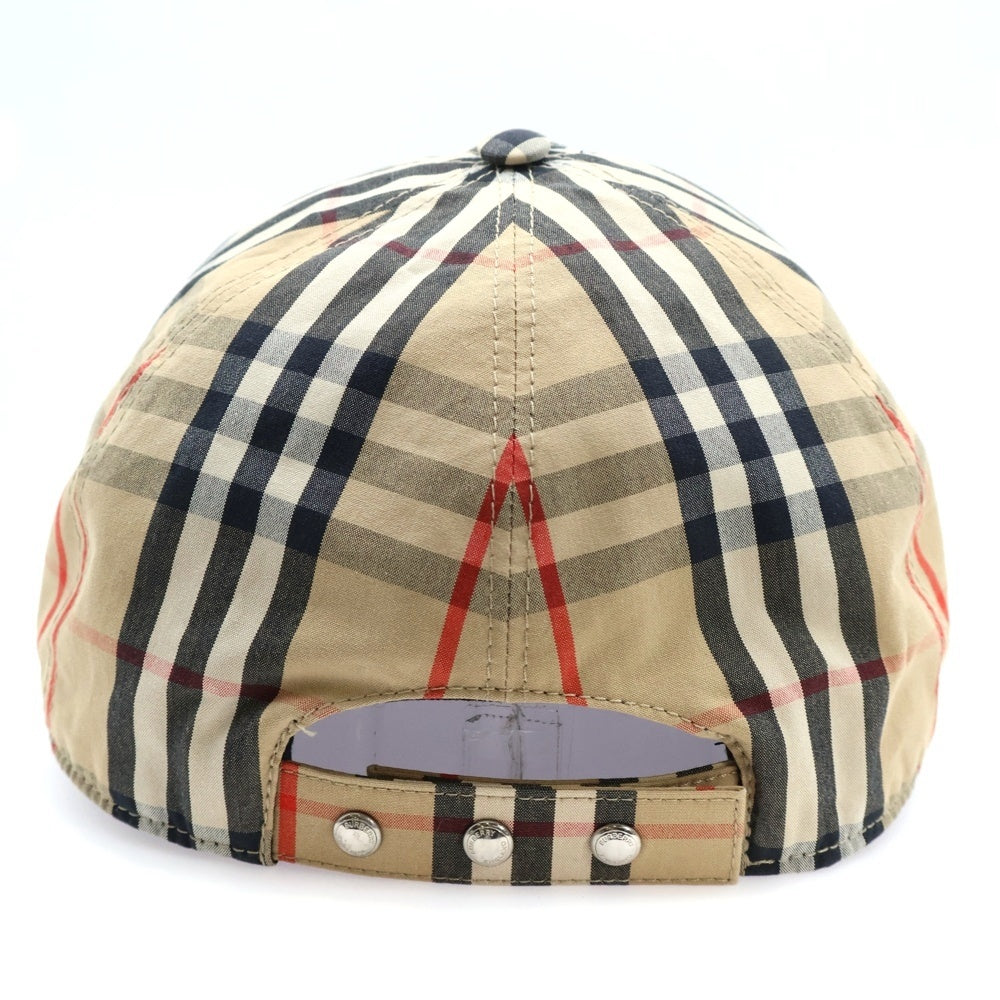 BURBERRY(バーバリー) TBモノグラム ヴィンテージチェック キャップ ベージュ コットン 帽子