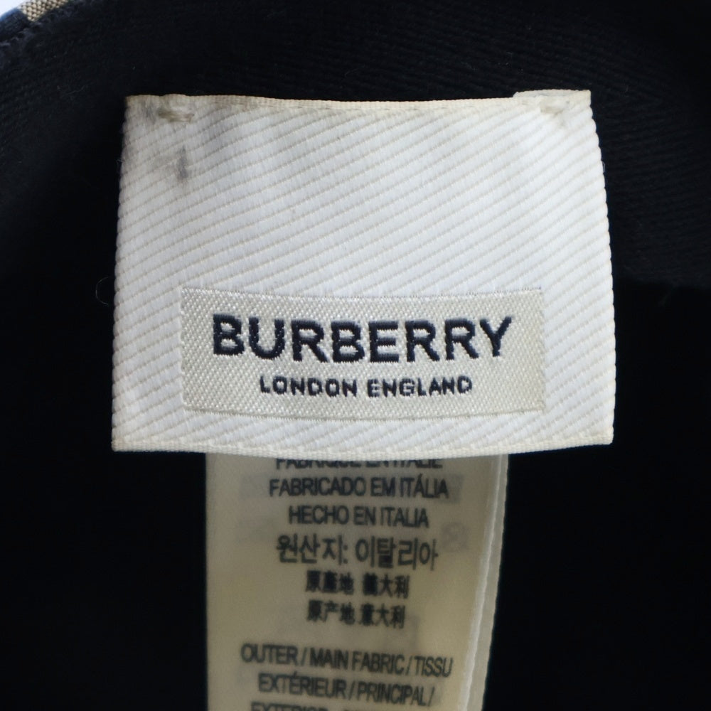 BURBERRY(バーバリー) TBモノグラム ヴィンテージチェック キャップ ベージュ コットン 帽子