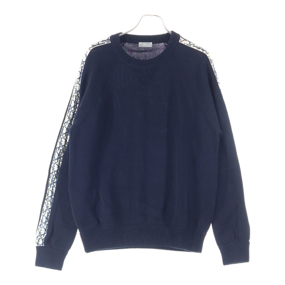 DIOR(ディオール) オブリーク ジャガード柄 切り替え コットン クルー