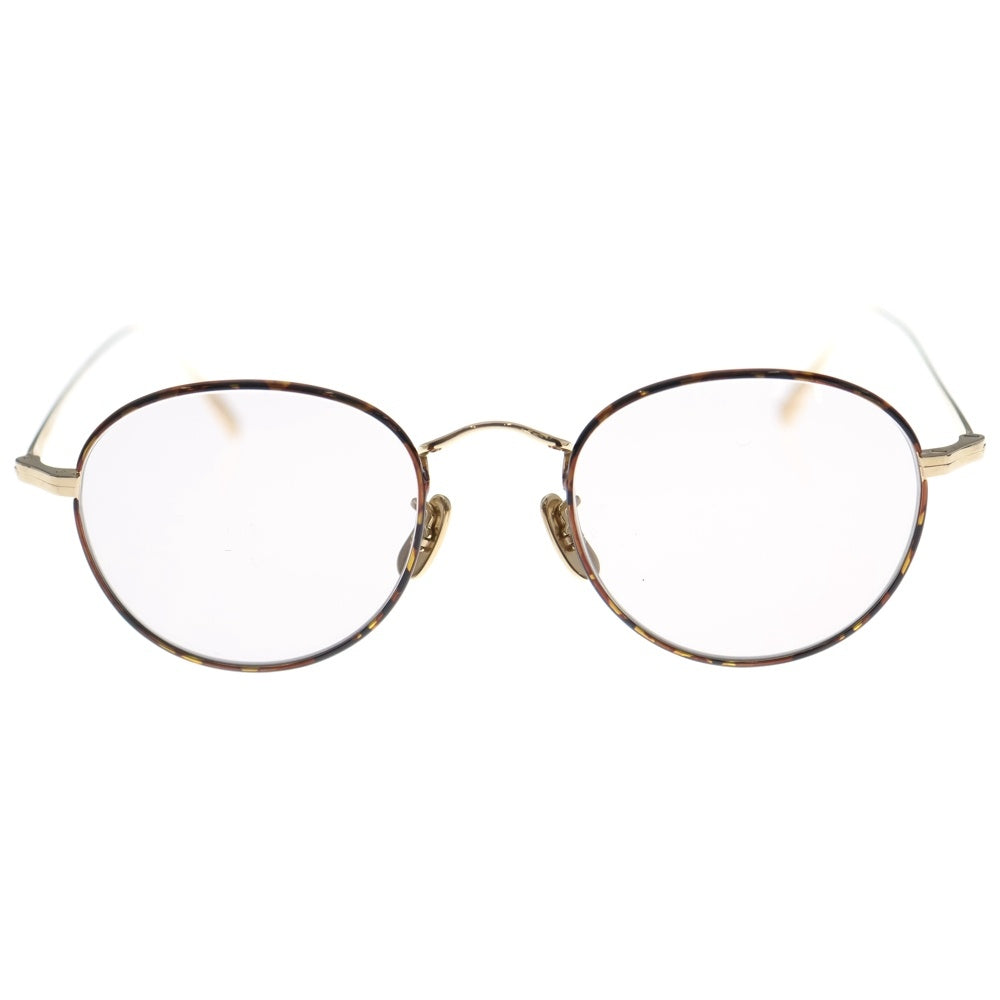 BJ Classic Collection(ビージェイ クラシック コレクション) C-1-2 ゴールド デミ プレミアム ボストンフレーム カラーレンズ サングラス メガネ 眼鏡 アイウェア ブラウン/ゴールド PREM-116S NT