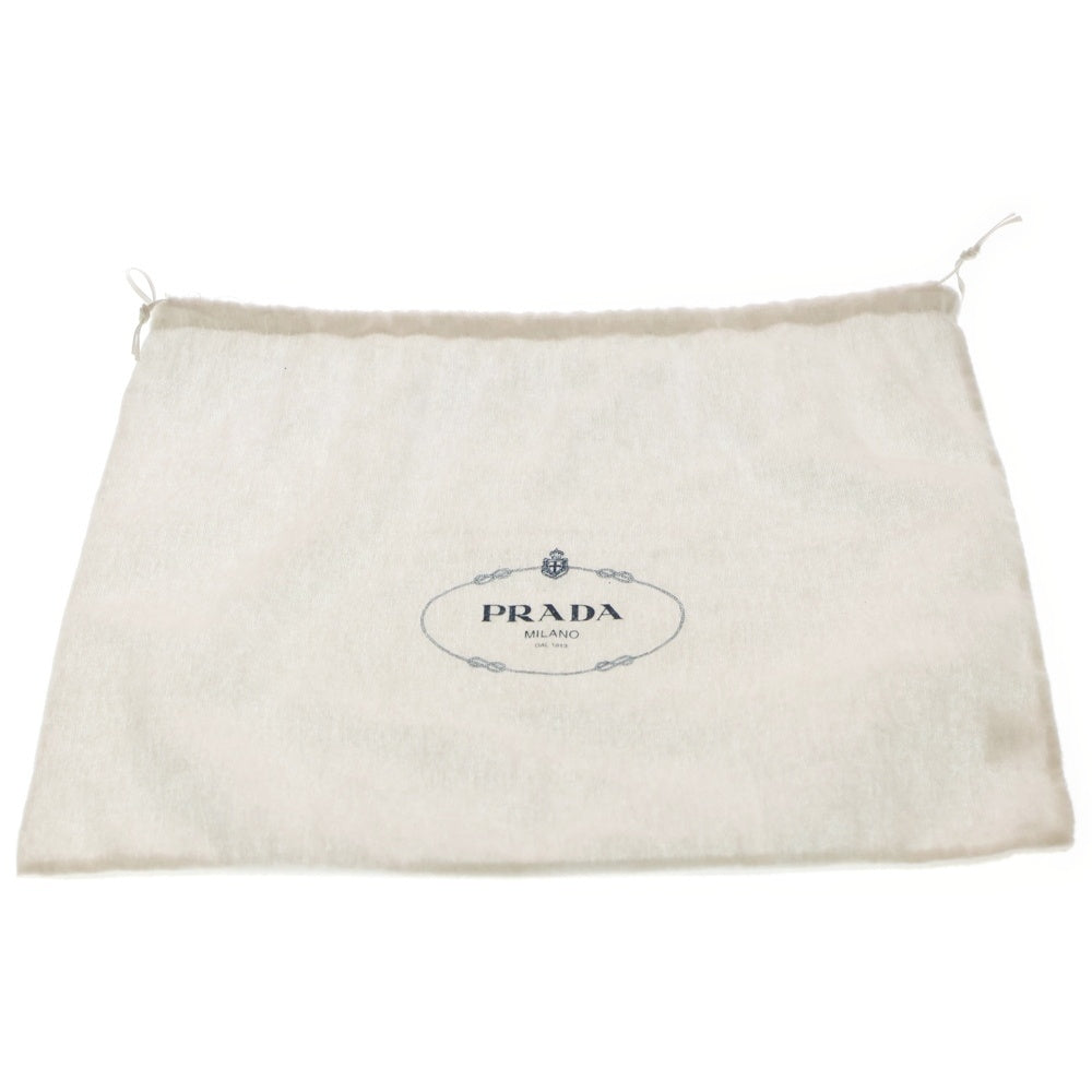 PRADA(プラダ) リナイロン ショルダーバッグ サコッシュ ブラック ナイロン 1BC421 シルバー金具 レディース