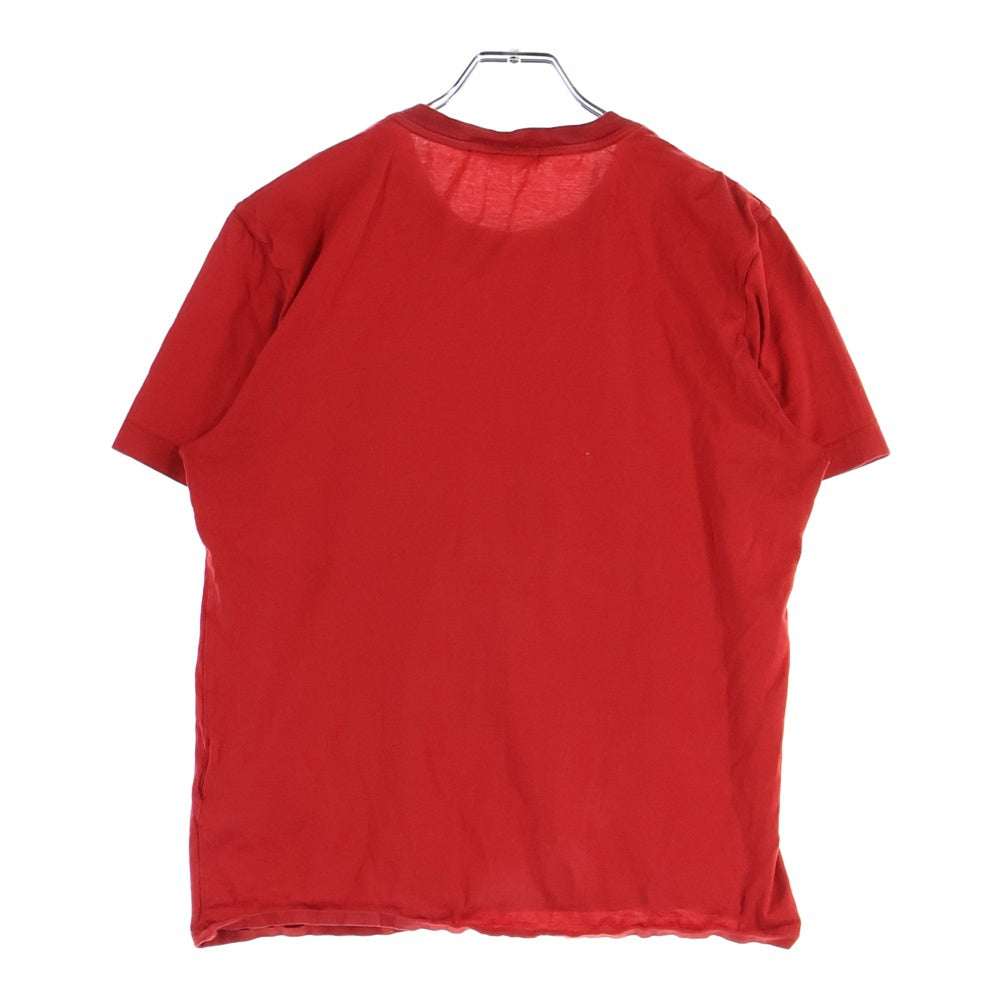 LOUIS VUITTON(ルイヴィトン) 20SS ロゴ刺繍 クルーネック 半袖Tシャツ カットソー レッド RM201Q JC8 HAY50W