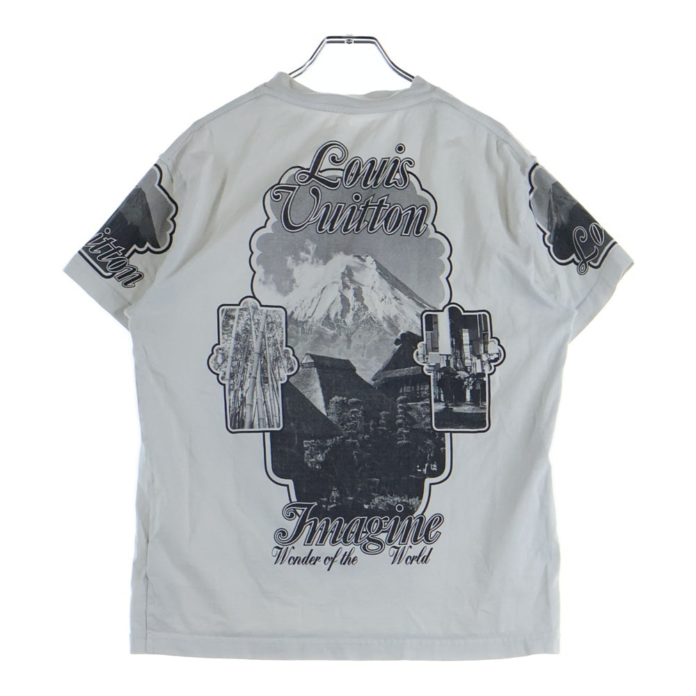 LOUIS VUITTON(ルイヴィトン) 19AW Holy Mountain ホーリーマウンテン グラフィックプリント クルーネック 半袖Tシャツ カットソー ライトグレー RM192M NPG HHY01W