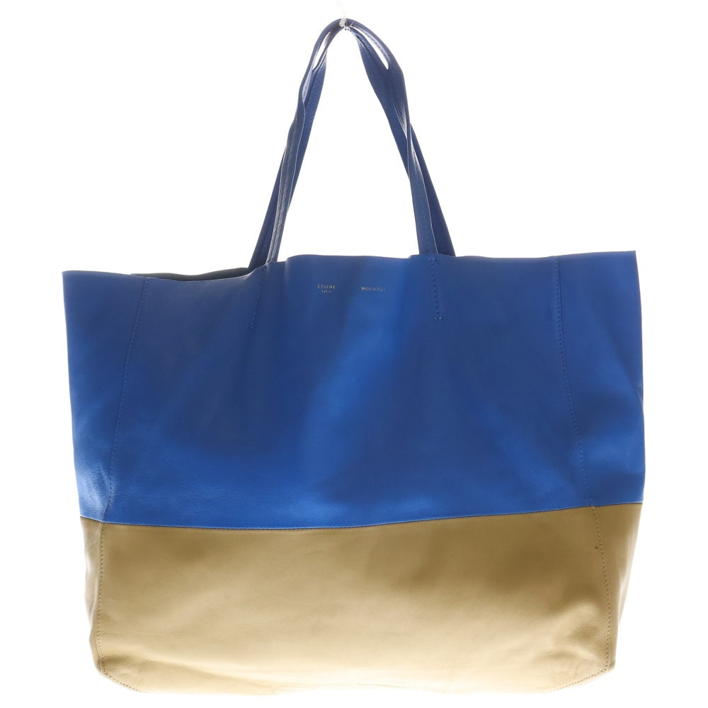 CELINE セリーヌ　ホリゾンタルカバトートバッグ CELINE(セリーヌ) ホリゾンタルカバ トートバッグ ハンドバッグ ブルー