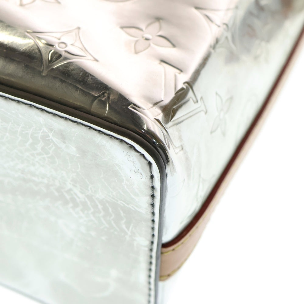 LOUIS VUITTON(ルイヴィトン) LVミラー ネオPDV ブリーフケース ビジネスバッグ ハンドバッグ シルバー×ブラウン レザー M58755 シルバー金具 レディース