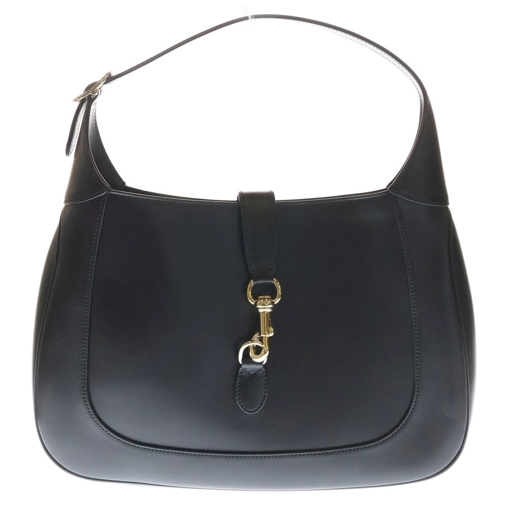 GUCCI(グッチ) ジャッキー ラージ 2WAY レザーハンドバッグ ショルダーバッグ ブラック 782879 GD金具 レディース