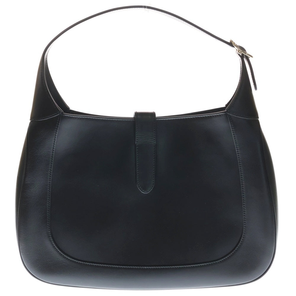 GUCCI(グッチ) ジャッキー ラージ 2WAY レザーハンドバッグ ショルダーバッグ ブラック 782879 GD金具 レディース