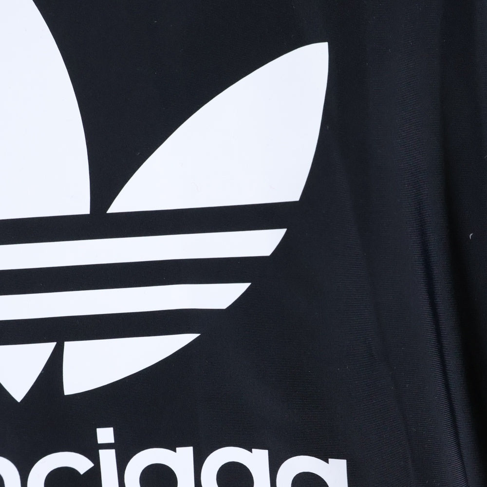 BALENCIAGA(バレンシアガ) トレフォイルロゴ プリント ラグランスリーブ モックネック 半袖Tシャツ カットソー レディース 725069