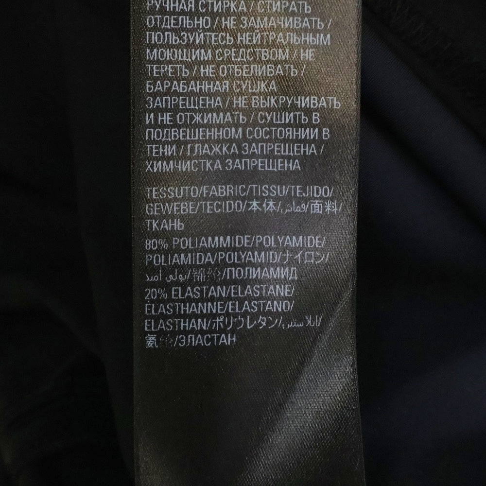 BALENCIAGA(バレンシアガ) トレフォイルロゴ プリント ラグランスリーブ モックネック 半袖Tシャツ カットソー レディース 725069