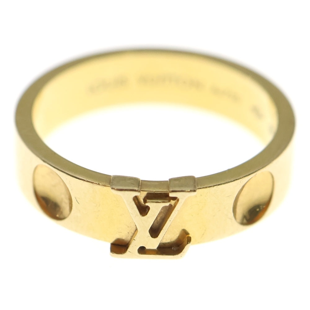 LOUIS VUITTON(ルイヴィトン) バーグ アンプラント LV リング K18 Au750 イエローゴールド 指輪