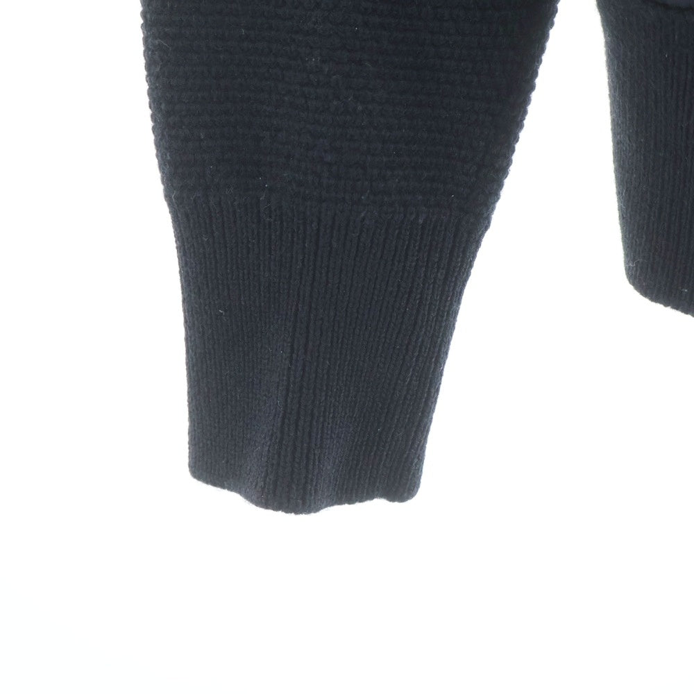 MONCLER(モンクレール) MAGLIONE TRICOT ALLA COREANA ニット ダウン カーディガン ブラック ダウン×ニット XS レディース