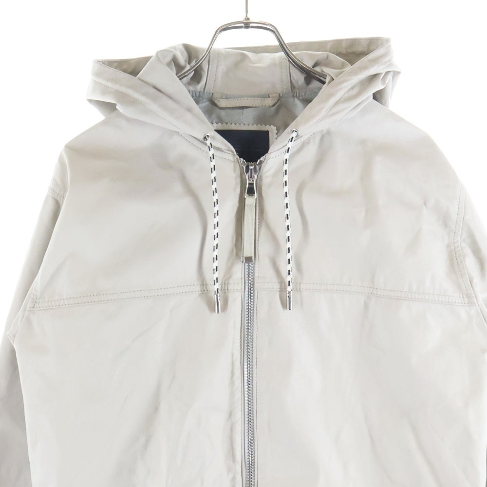 DIESEL BLACK GOLD(ディーゼルブラックゴールド) ジップアップ レザージャケット ベージュ カーフレザー