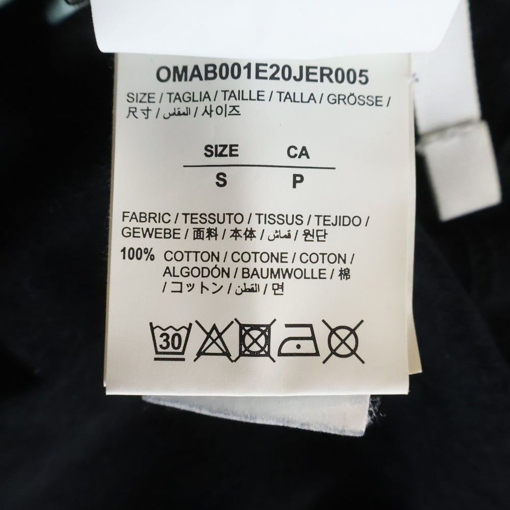 OFF-WHITE(オフホワイト) 20AW Caravaggio Painting Graphic カラヴァッジョ ロングスリーブ 長袖 Tシャツ ブラック コットン OMAB001E20JER005